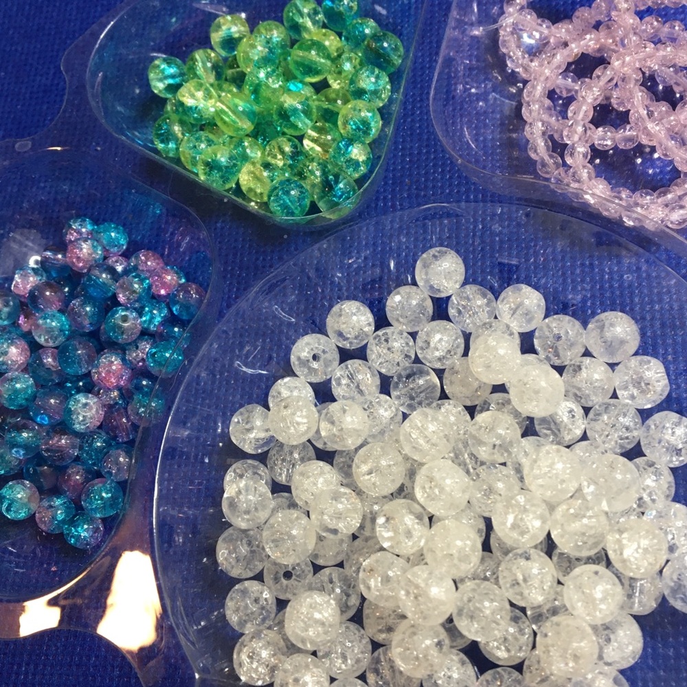 Crackle glass